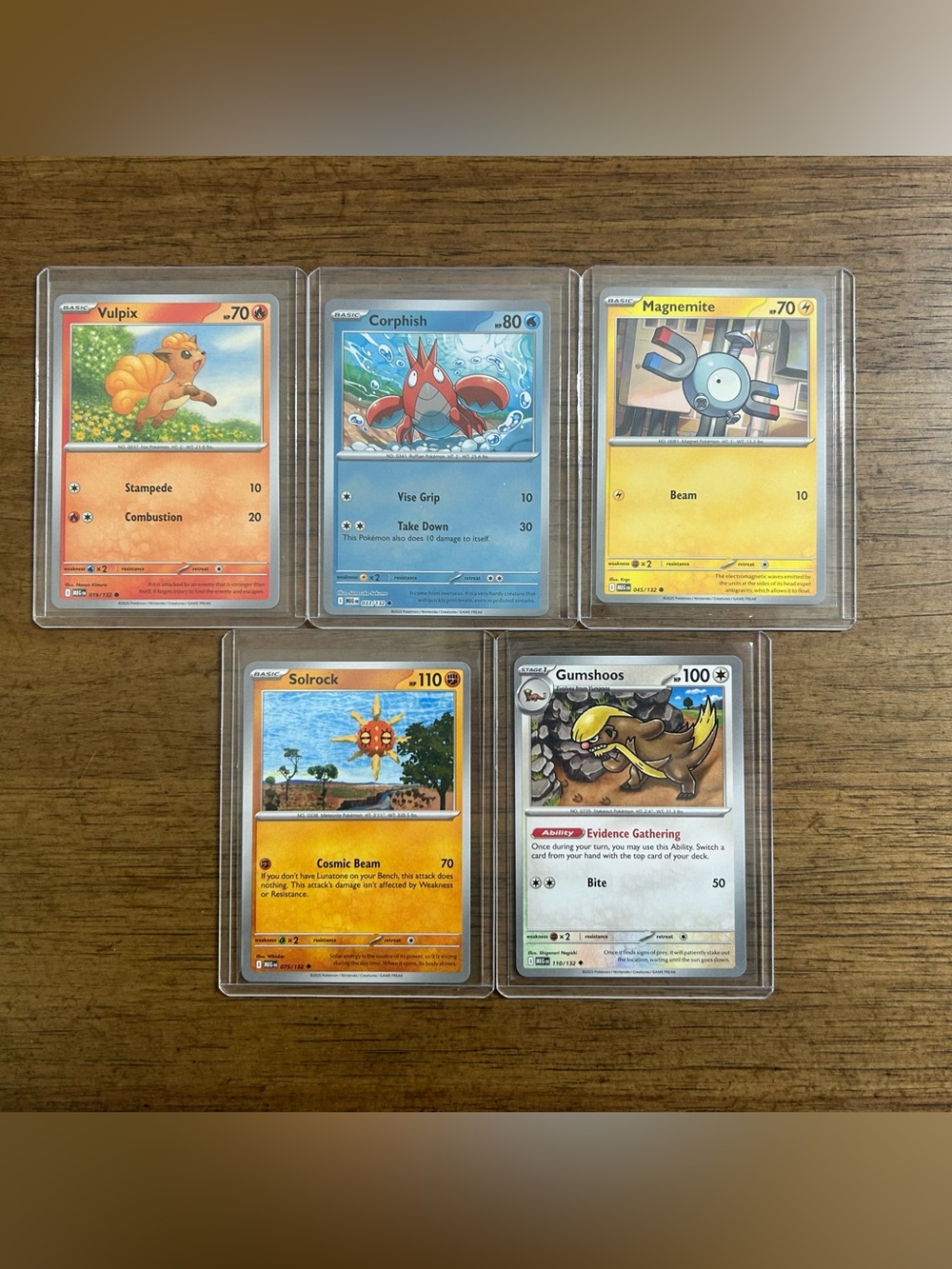 Pokemon - 2025 MEG EN - set of 5 cards